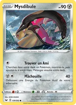 Carte Pokémon Mysdibule 129 — Épée et Bouclier
