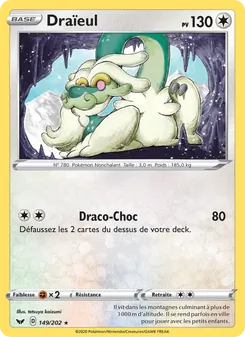 Carte Pokémon Draïeul 149 — Épée et Bouclier