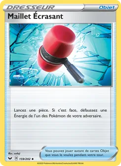 Carte Pokémon Maillet Écrasant 159 — Épée et Bouclier