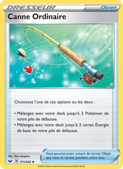 Carte Pokémon Canne Ordinaire 171 — Épée et Bouclier