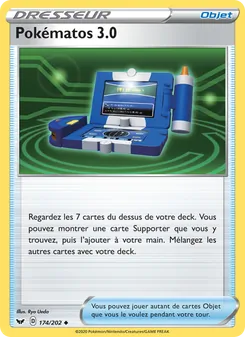 Carte Pokémon Pokématos 3.0 174