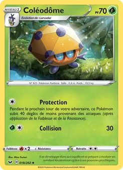 Carte Pokémon Coléodôme 18