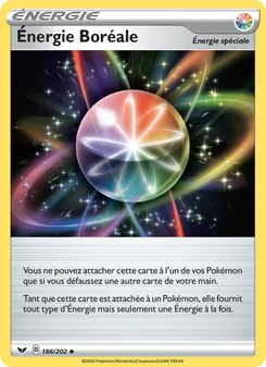 Carte Pokémon Énergie Boréale 186 — Épée et Bouclier