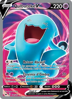 Carte Pokémon Qulbutoké V 191 — Épée et Bouclier