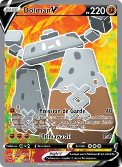 Carte Pokémon Dolman V 193 — Épée et Bouclier