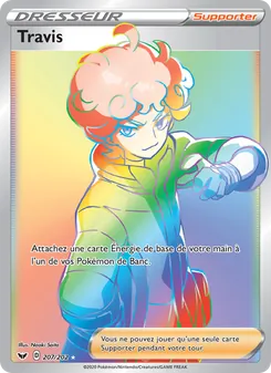 Carte Pokémon Travis 207 — Épée et Bouclier