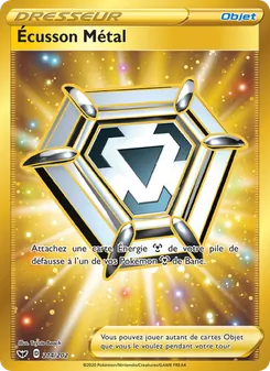 Carte Pokémon Écusson Métal 214 — Épée et Bouclier