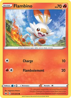 Carte Pokémon Flambino 31