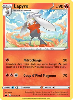 Carte Pokémon Lapyro 32