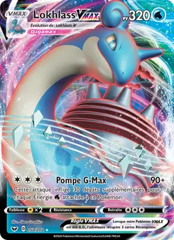 Carte Pokémon Lokhlass VMAX 50 — Épée et Bouclier
