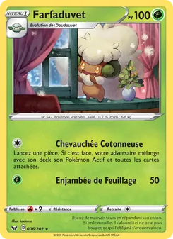 Carte Pokémon Farfaduvet 6 — Épée et Bouclier