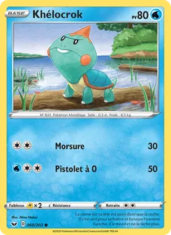 Carte Pokémon Khélocrok 60 — Épée et Bouclier