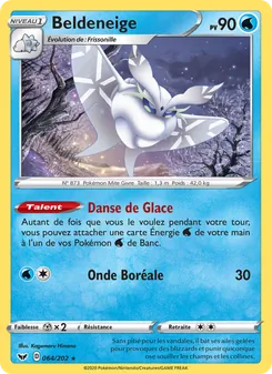 Carte Pokémon Beldeneige 64 — Épée et Bouclier