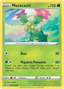 Carte Pokémon Maracachi 7 — Épée et Bouclier