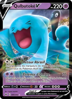 Carte Pokémon Qulbutoké V 86