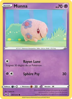 Carte Pokémon Munna 87