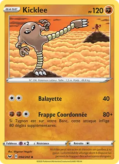Carte Pokémon Kicklee 94 — Épée et Bouclier