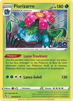 Carte Pokémon Florizarre 003