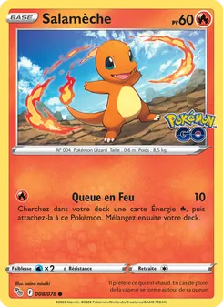 Carte Pokémon Salamèche 008
