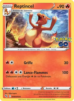 Carte Pokémon Reptincel 009