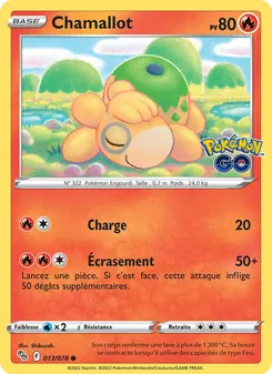 Carte Pokémon Chamallot 013