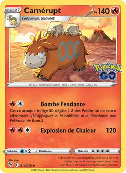 Carte Pokémon Camérupt 014