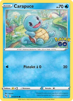 Carte Pokémon Carapuce 015