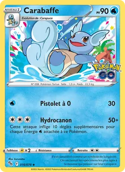 Carte Pokémon Carabaffe 016