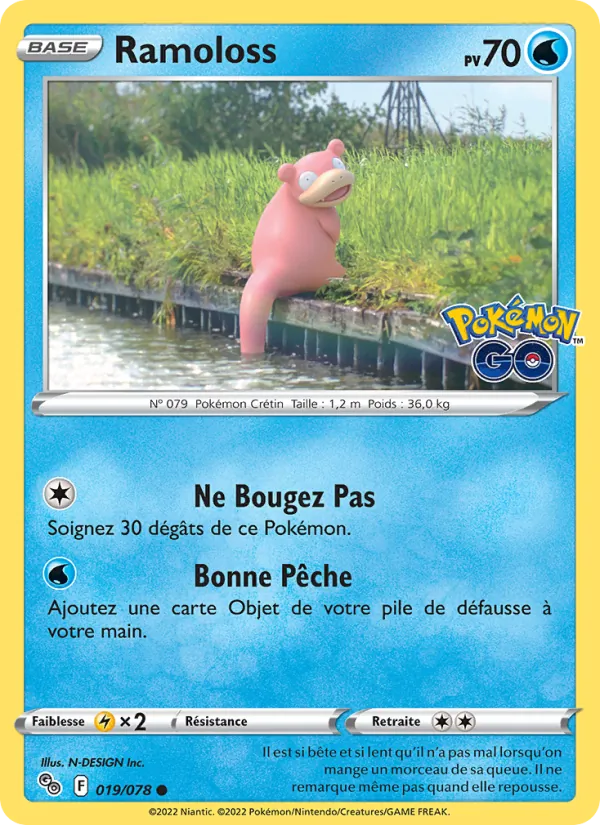 Carte Pokémon Ramoloss 019/78 de l'extension Pokémon GO