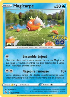 Carte Pokémon Magicarpe 021