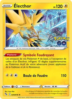 Carte Pokémon Électhor 029