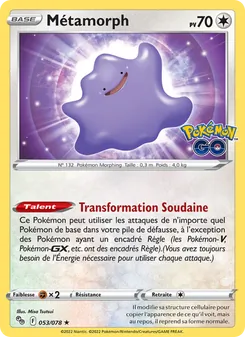 Carte Pokémon Métamorph 053