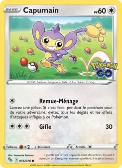 Carte Pokémon Capumain 056