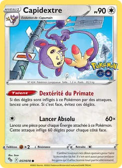 Carte Pokémon Capidextre 057
