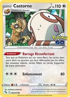 Carte Pokémon Castorno 060