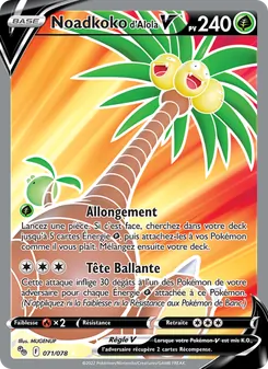 Carte Pokémon Noadkoko d'Alola V 071