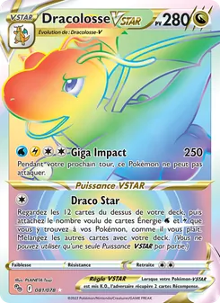 Carte Pokémon Dracolosse VSTAR 081 — Pokémon GO