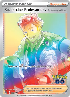 Carte Pokémon Recherches Professorales 084 — Pokémon GO
