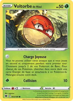 Carte Pokémon Voltorbe de Hisui 002 — Astres Radieux