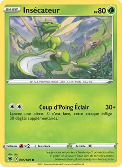 Carte Pokémon Insécateur 005 — Astres Radieux