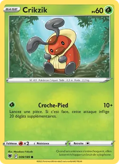 Carte Pokémon Crikzik 009 — Astres Radieux