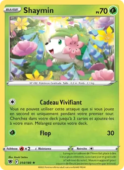 Carte Pokémon Shaymin 014 — Astres Radieux
