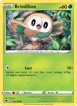 Carte Pokémon Brindibou 019 — Astres Radieux