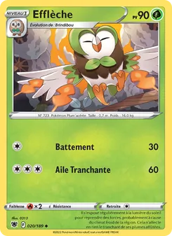 Carte Pokémon Efflèche 020 — Astres Radieux