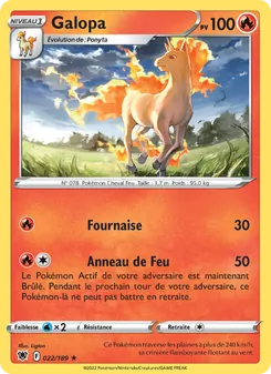 Carte Pokémon Galopa 022 — Astres Radieux