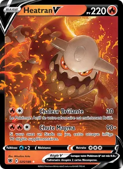 Carte Pokémon Heatran V 025 — Astres Radieux