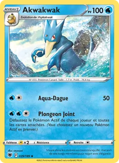 Carte Pokémon Akwakwak 029 — Astres Radieux