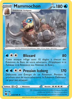 Carte Pokémon Mammochon 033 — Astres Radieux