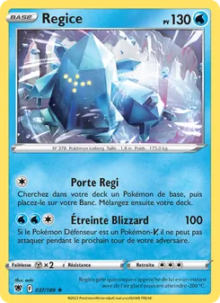 Carte Pokémon Regice 037 — Astres Radieux