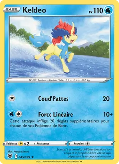 Carte Pokémon Keldeo 045 — Astres Radieux
